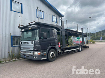 Camión portavehículos SCANIA P114