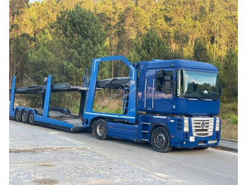 Camión portavehículos RENAULT Magnum 480