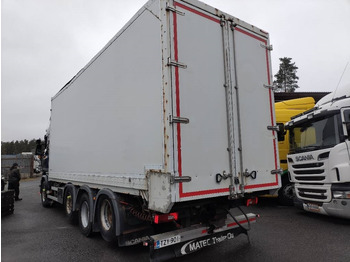 Camión caja cerrada Scania R 580 8x2 ketjupurku kori 50mottia: foto 4