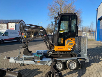 Miniexcavadora, Remolque Minibagger BK2000NKSR + Tieflader + Zubehör *INKL.19% MWST*BERGER KRAUS*KUBOTA* KLIMA*SCHWENKARM*VERSTELLFAHRWERK*: foto 4