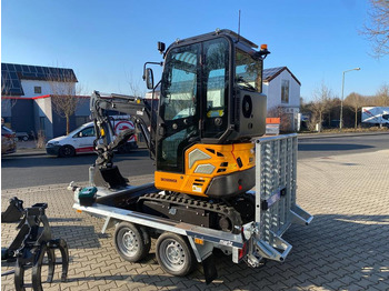 Miniexcavadora, Remolque Minibagger BK2000NKSR + Tieflader + Zubehör *INKL.19% MWST*BERGER KRAUS*KUBOTA* KLIMA*SCHWENKARM*VERSTELLFAHRWERK*: foto 5