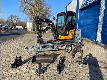 Miniexcavadora, Remolque Minibagger BK2000NKSR + Tieflader + Zubehör *INKL.19% MWST*BERGER KRAUS*KUBOTA* KLIMA*SCHWENKARM*VERSTELLFAHRWERK*: foto 2