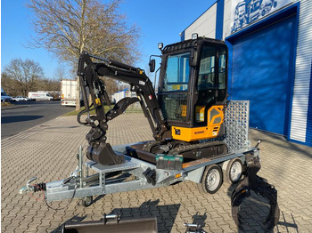 Miniexcavadora, Remolque Minibagger BK2000NKSR + Tieflader + Zubehör *INKL.19% MWST*BERGER KRAUS*KUBOTA* KLIMA*SCHWENKARM*VERSTELLFAHRWERK*: foto 3
