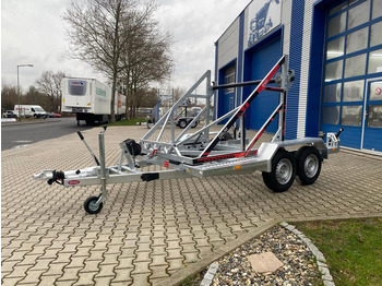 Remolque portabobinas Vermietung / Kabelanhänger 3500KG / Nutzlast 2766KG / Kabeltrommel-Anhänger / Glasfaser/ 1 Monat: foto 3