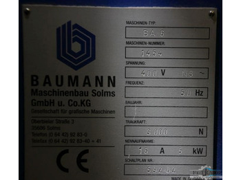 Máquina de impresión Baumann BA 6: foto 2