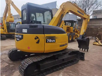 Excavadora de cadenas 8 ton Second hand Komatsu Hydraulic Crawel excavator  PC78US with low price for sale: foto 2