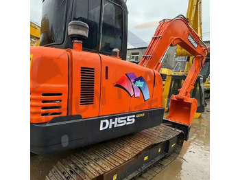 Excavadora Mini 5ton Used Excavator Doosan DH55 with nice condition Korea low working hour multifunction crawler excavator Doosan DH55: foto 2