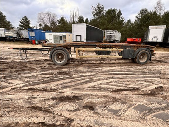 Remolque multilift/ Portacontenedores de cadenas Hüffermann HAR 1870 L Schlitten - Abrollanhänger: foto 4 Remolque multilift/ Portacontenedores de cadenas Hüffermann HAR 1870 L Schlitten - Abrollanhänger: foto 4