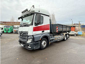 Camión multibasculante Mercedes-Benz Actros 2542 Abrollkipper mit Container: foto 3