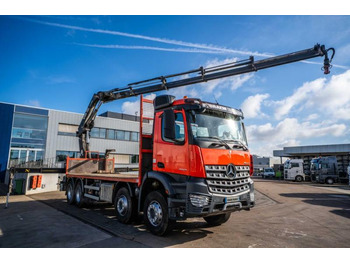 Camión caja abierta, Camión grúa Mercedes AROCS 3243+HIAB XS211 EP5 HI DUO /5 X: foto 2