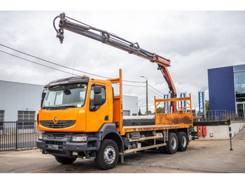 Camión caja abierta RENAULT Kerax 380