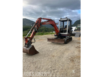 Excavadora 1997 Kubota KX 121-2 gravemaskin med 2 skuffer og klype: foto 2