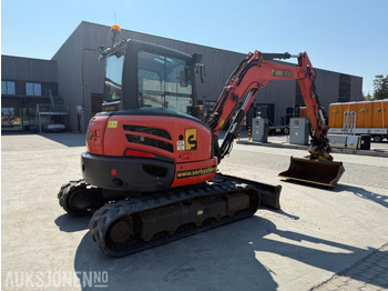 Excavadora 2018 Kubota U55-4 BELTEGRAVER ENGCON TILTROTATOR 2 SKUFFER SERVICEHISTORIKK SENTRALSMØRING: foto 5