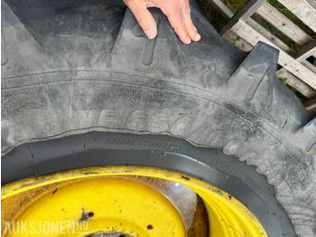 Maquinaria agrícola Traktor hjul - dekk Komplett hjulsett Michelin 650/60R38 og 540/60R28: foto 5