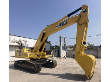 Excavadora de cadenas GOOD CONDITION USED Komatsu PC200-8  japanese used excavator for sale in shanghai yard: foto 4