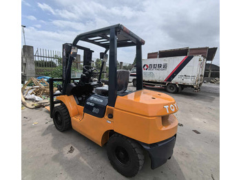 Carretilla elevadora diésel original japanese second hand TOYOTA FD30 diesel forklift with good condition used Toyota FD30 forklift for sale in china: foto 5