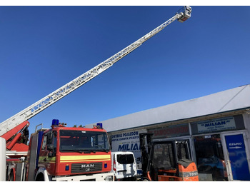 Camión de bomberos MAN L 2000 MAN 15,280 Straż pożarna drabina Strażacka zwyżka 32m Metz Model 20: foto 4