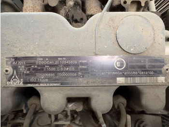 Motor para Maquinaria de construcción Deutz BF4M2011 ENGINE: foto 2 Motor para Maquinaria de construcción Deutz BF4M2011 ENGINE: foto 2