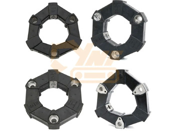 Embrague y piezas YNF 8A 8AS Excavator Hydraulic Flexible Coupling CF-A-008-S0 CF-A-008-O0 Rubber Coupling: foto 3