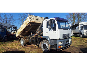 Camión volquete, Camión grúa MAN TGM 18.220 4x2 3.S-Kipper mit Kran: foto 4