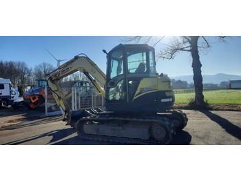 Miniexcavadora Yanmar SV 100 Bagger Deutsche Maschine 1-Hand: foto 4