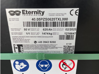 Acumulador para Equipo de manutención Eternity 80V   5 EPzS 625: foto 2