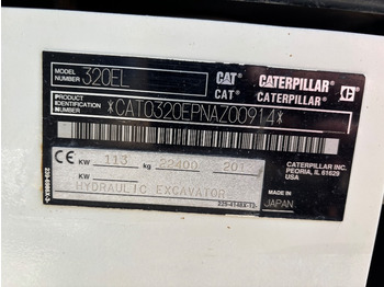 Excavadora de cadenas CATERPILLAR 320E