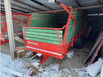 Maquinaria de henificación Kverneland UN7000 unloading trailer: foto 3