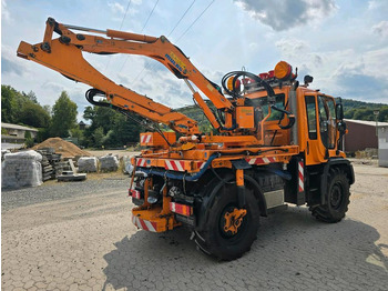 Máquina quitanieve Unimog U400 6-Zylinder 2010 405/10 405/12 NKS-Z-UGN-43K Bluetec 5 Mercedes-Benz  UGE UGN Mulag MHU 800  Mähausleger Böschungsmäher Böschungsmulcher Küpper-Weisser IMS Salzstreuer: foto 4