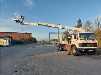 Camión con plataforma elevadora Wumag Mercedes 1414, 400V Wumag WT220 hydraulik: foto 4