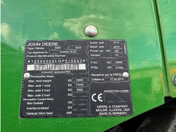 Leasing para JOHN DEERE 8400 JOHN DEERE 8400: foto 4