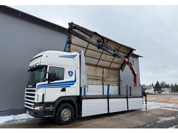 Camión grúa SCANIA 144