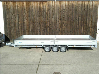 Remolque plataforma/ Caja abierta Hulco - PKW Anhänger Tridem, 3,5 to Leihanhänger Mietfahrzeug 5m: foto 2