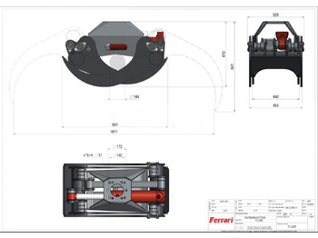Pinza de manipulación Ferrari FLG 43 XS chwytak do drewna: foto 5