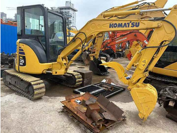 Miniexcavadora CE/EPA Certified! Komatsu Pc 35 Used Excavator komatsu Pc35 Mini 3 Ton Crawler Excavator with Rubber Track for Sale: foto 4
