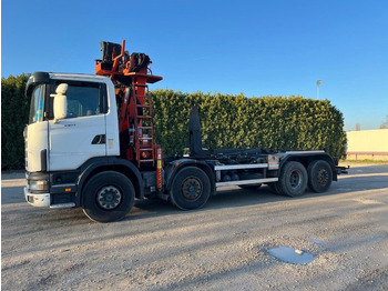 Camión multibasculante SCANIA CV R124 SCARRABILE CON GRU E POLIPO: foto 2 Camión multibasculante SCANIA CV R124 SCARRABILE CON GRU E POLIPO: foto 2