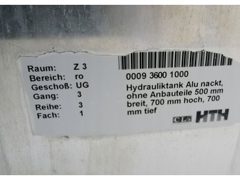 Depósito de combustible ZBIORNIK OLEJU OLEJOWY HYDRAULIKI: foto 2