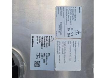 Sistema de combustible ZBIORNIK PALIWA MAN TGX 370L 81.12201-6798 100X63X68CM: foto 5