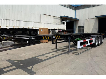 Semirremolque chasis para transporte de contenedores nuevo TITAN 3 Axle Skeletal Semi Trailer Price for Sale Near Me In Jamaica: foto 2