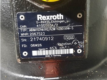 Hidráulica para Maquinaria de construcción Ahlmann AZ150-Rexroth A6VM107HA1R2/63W-Drive motor: foto 4