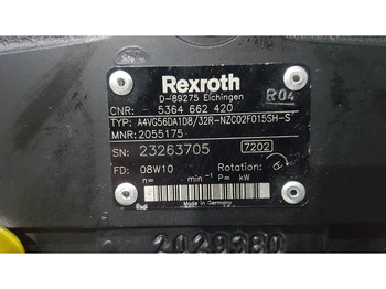 Hidráulica Rexroth A4VG56DA1D8/32R -Schaeff/Terex -5364662420-Pump: foto 4