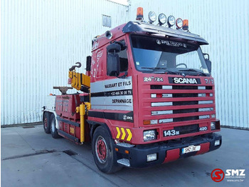 Grua de remolque autos SCANIA 143