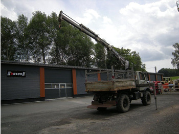 Furgoneta basculante Unimog U1250 mit Kran: foto 2 Furgoneta basculante Unimog U1250 mit Kran: foto 2