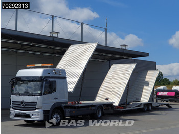 Camión Mercedes-Benz Atego 1230 4X2 Kuvvetli car transporter 6 spots Hydrlaulic Winch Automatic: foto 2