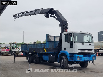 Camión caja abierta, Camión grúa Iveco EuroTrakker 310 6X4 Palfinger PK36002 Kran Crane Manual Big-Axle Euro 3: foto 2