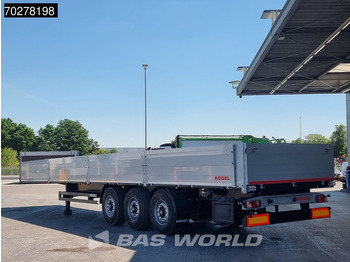 Semirremolque plataforma/ Caja abierta nuevo Kögel S24-1 NEW Liftachse Bordwände: foto 2