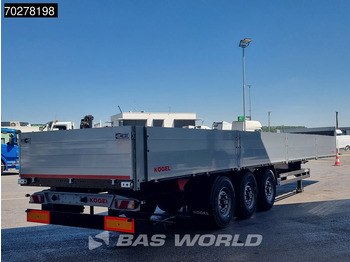 Semirremolque plataforma/ Caja abierta nuevo Kögel S24-1 NEW Liftachse Bordwände: foto 5