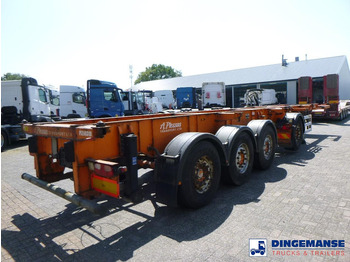 Semirremolque portacontenedore/ Intercambiable Dennison 4-axle container combi trailer (3 + 1 axles) 20-30-40-45 ft: foto 4