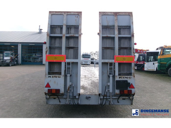 Remolque plataforma/ Caja abierta KING 2-axle platform drawbar trailer 14t + ramps: foto 5