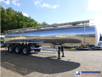 Semirremolque cisterna Magyar Chemical tank inox 33 m3 / 1 comp: foto 2